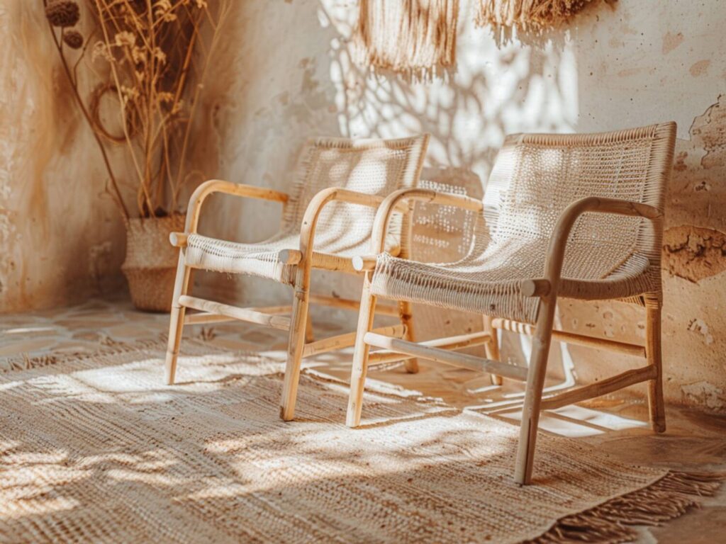 Najlepsze krzesła w stylu eco-friendly wykonane z odnawialnych materiałów