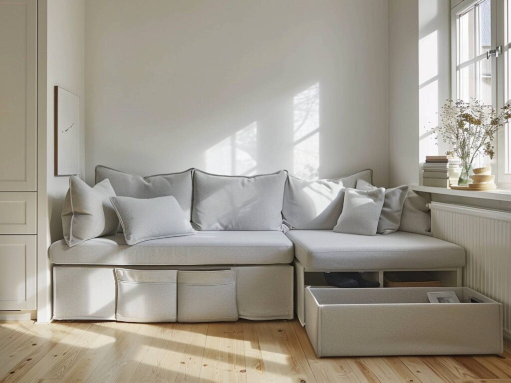 Narożniki z funkcją przechowywania – praktyczne rozwiązanie dla małych mieszkań