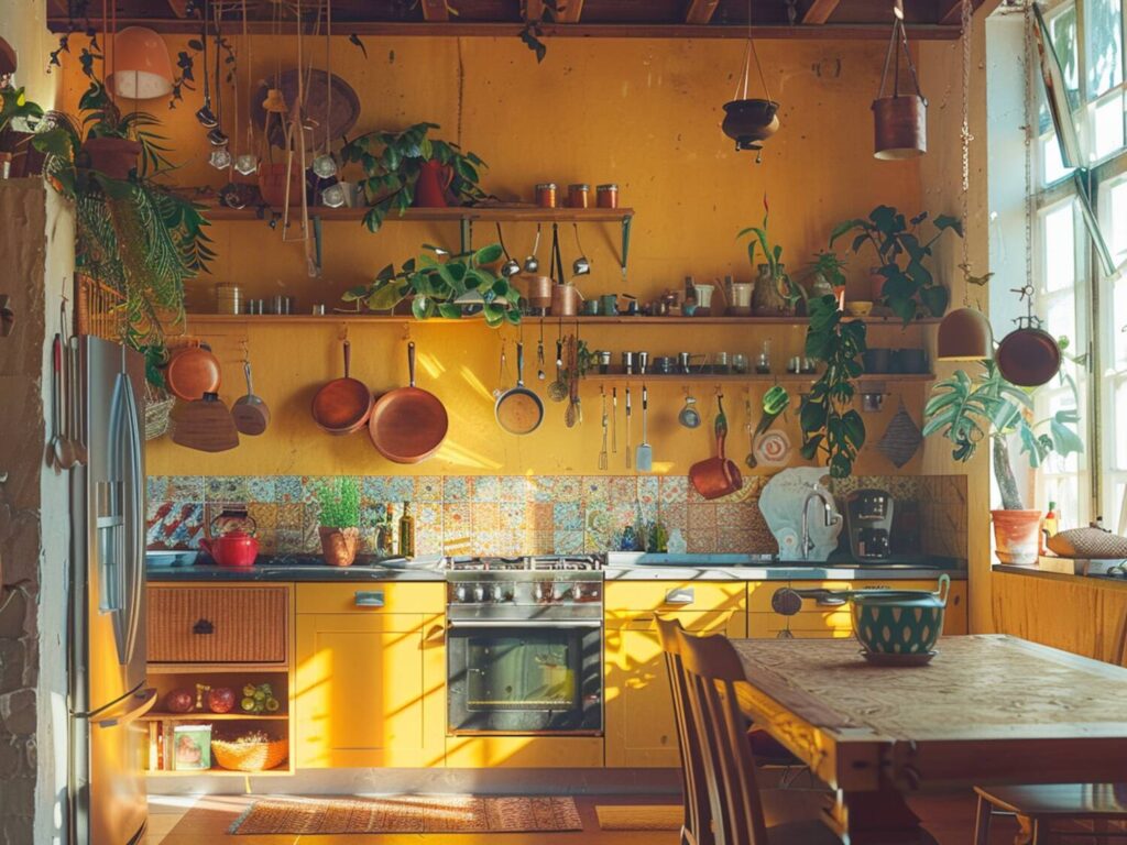 Jak urządzić kuchnię w stylu boho w małym mieszkaniu