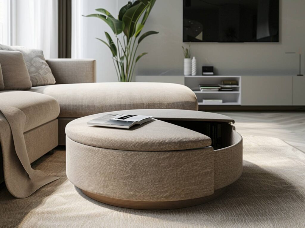 Najlepsze stoliki do kawalerki z funkcją przechowywania