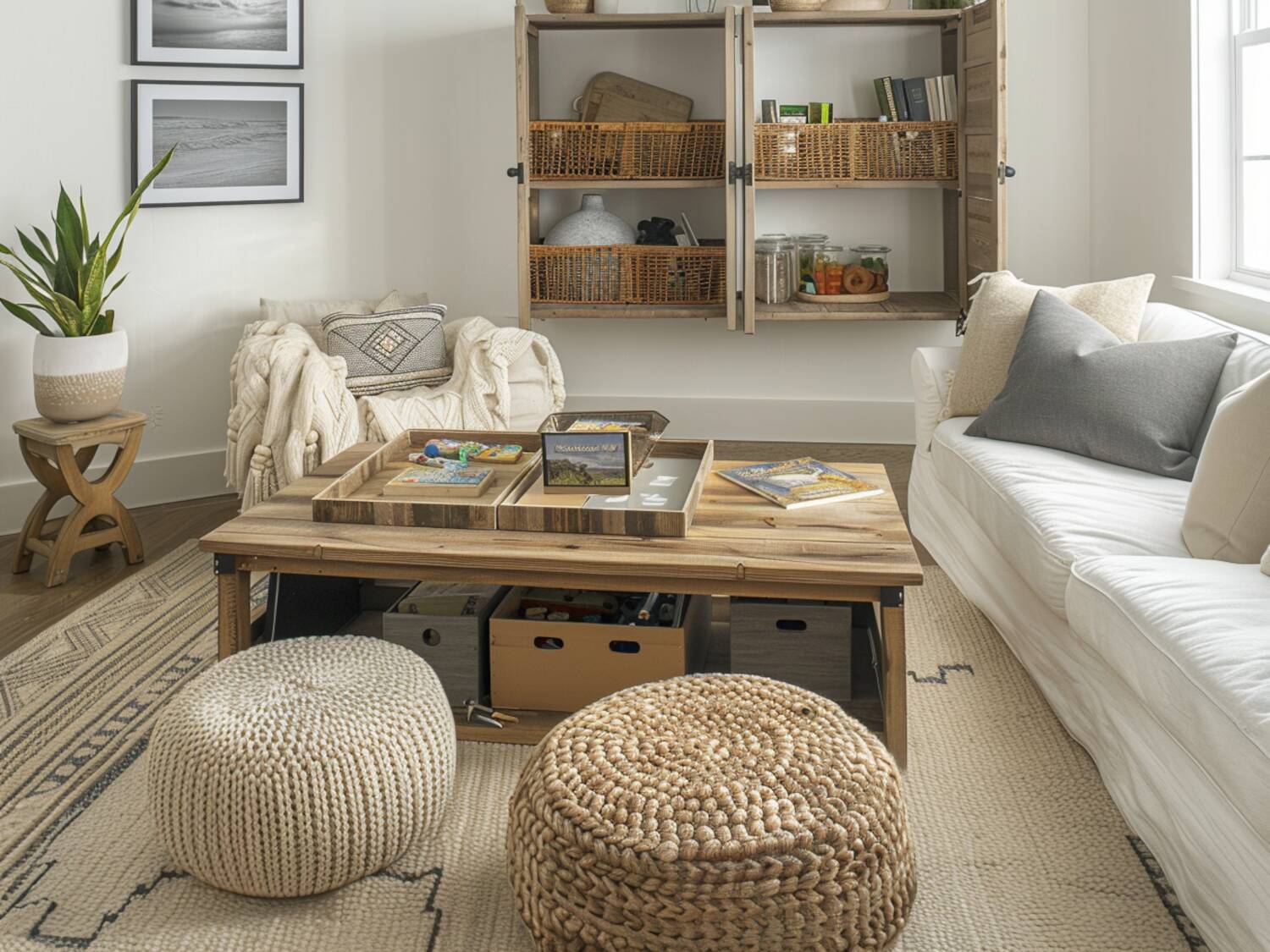 Najlepsze stoliki do kawalerki z funkcją przechowywania