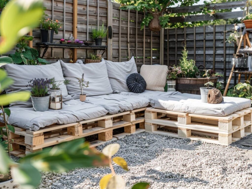 Jak wykonać meble ogrodowe z recyklingu