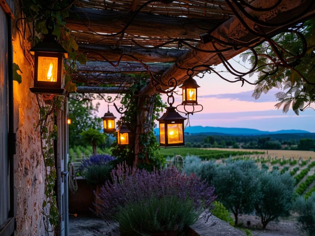 Jakie oświetlenie najlepiej pasuje do tarasów w stylu prowansalskim