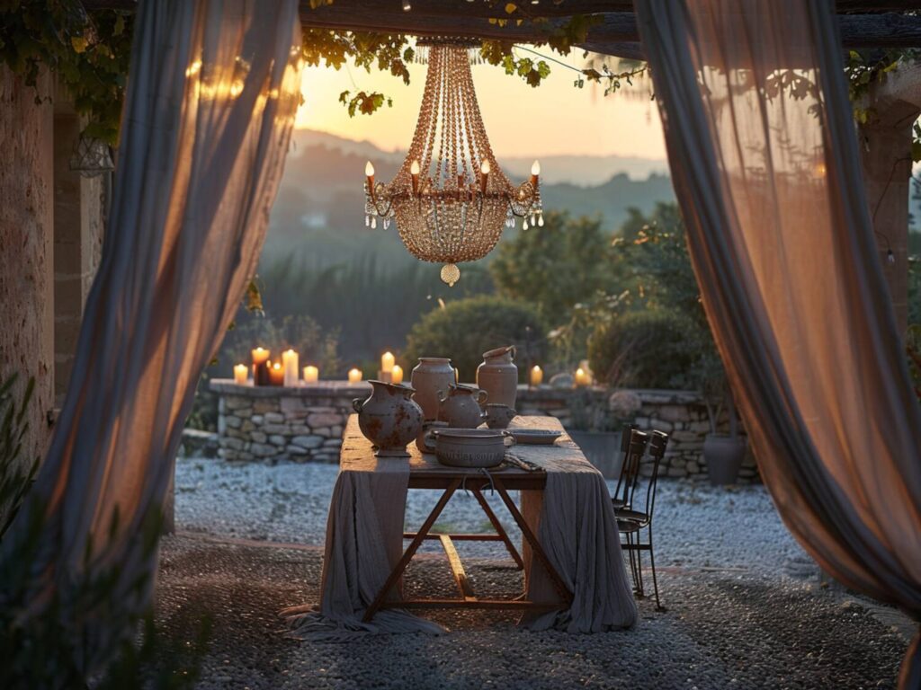 Jakie oświetlenie najlepiej pasuje do tarasów w stylu prowansalskim