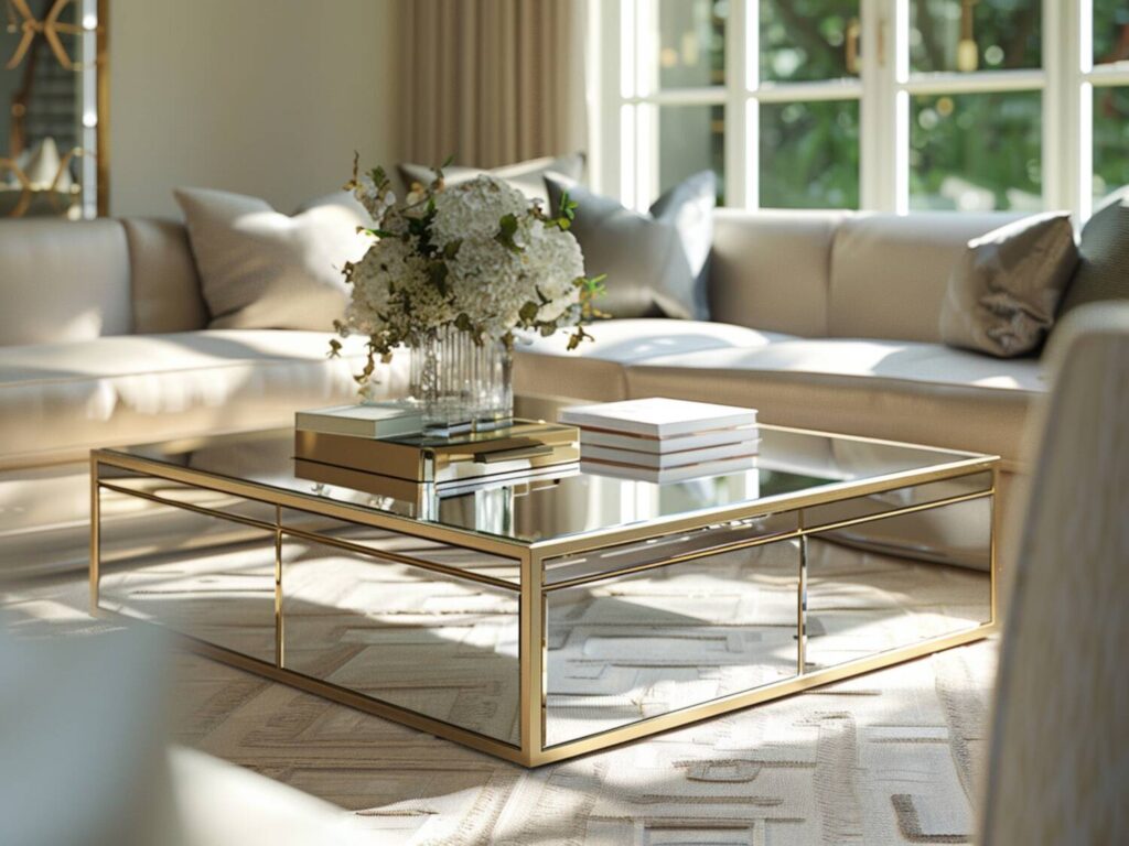 Najlepsze stoliki kawowe w stylu glamour z funkcją przechowywania