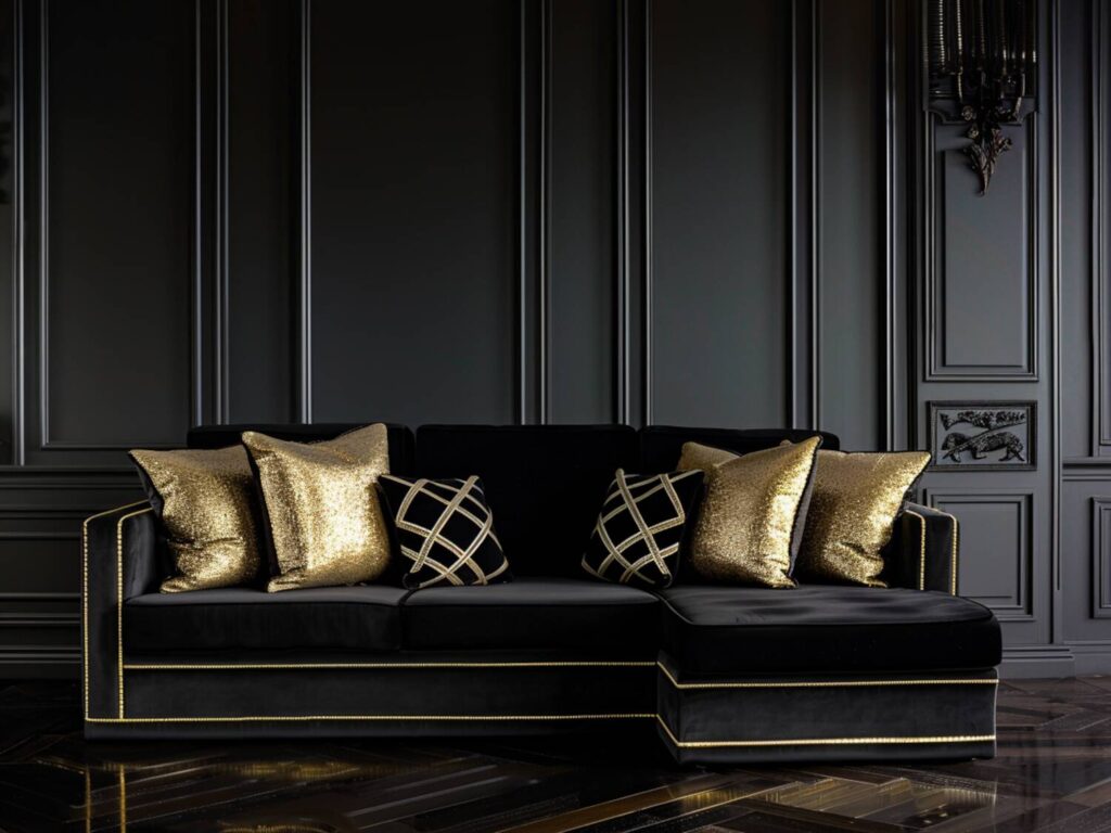 Najlepsze sofy narożne w stylu glamour