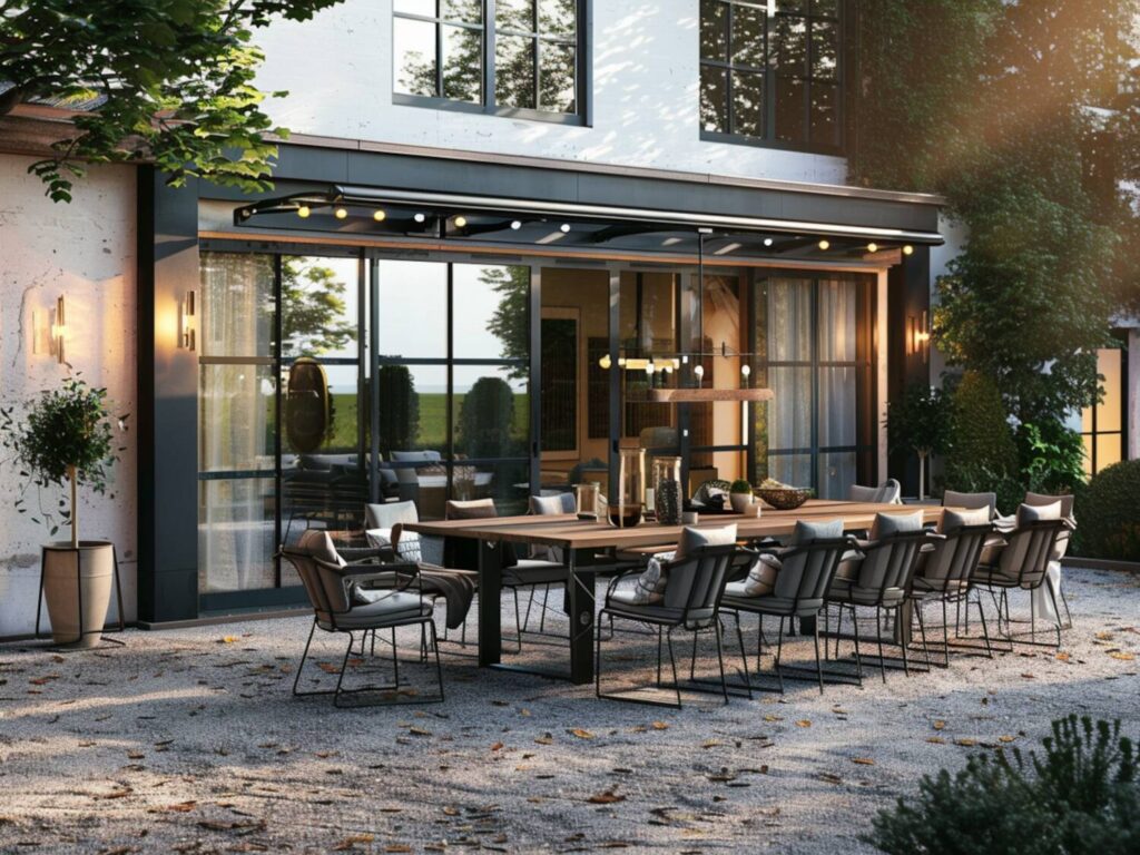 Najlepsze stoły ogrodowe z funkcją rozkładania w stylu loftowym.