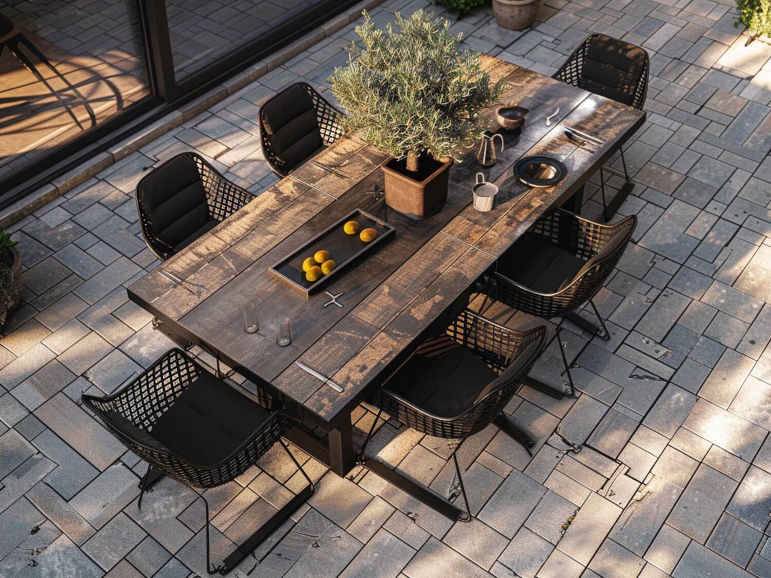 Najlepsze stoły ogrodowe z funkcją rozkładania w stylu loftowym.
