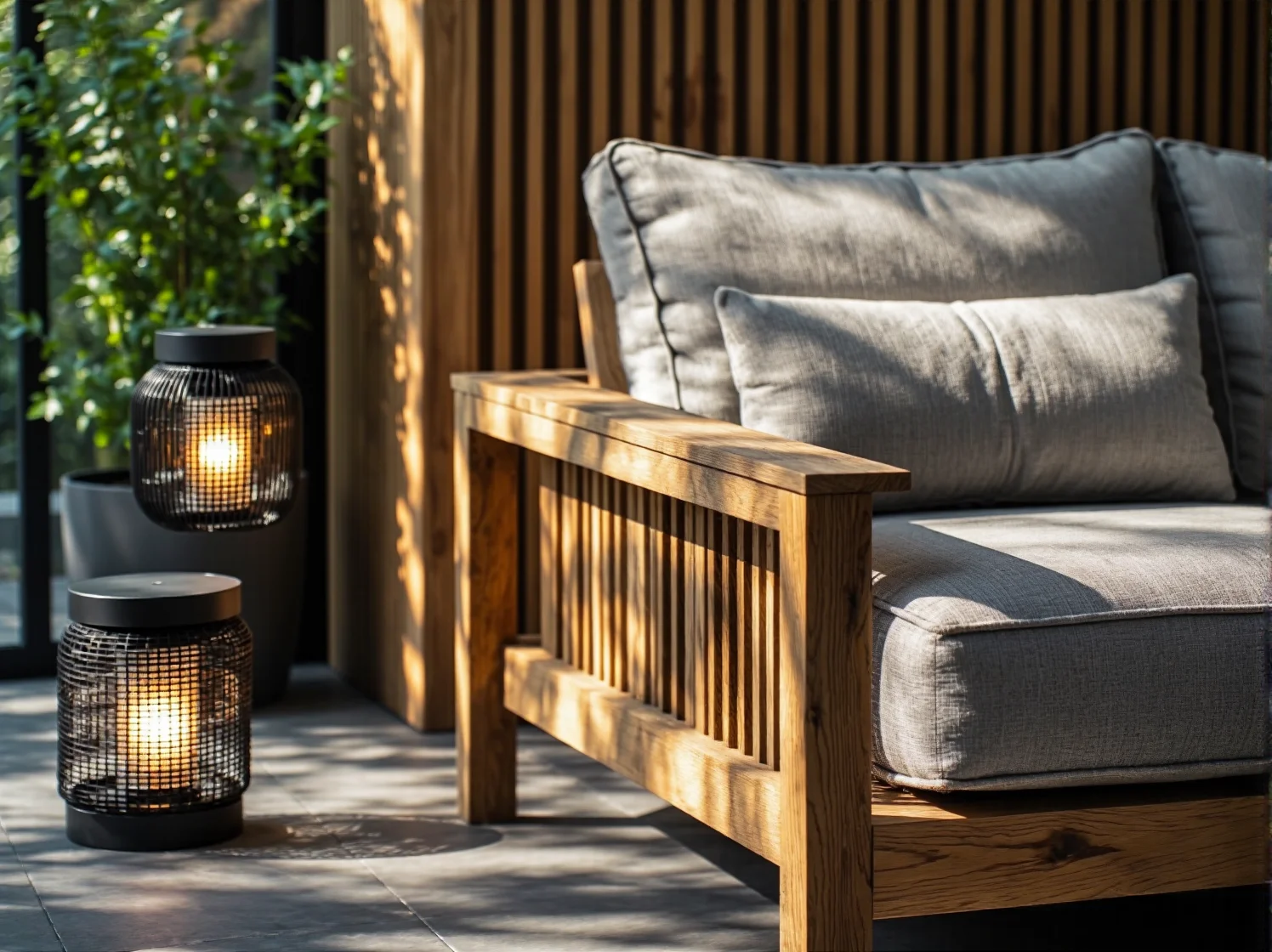 Energooszczędne kinkiety solarne na elewacji nowoczesnego domu