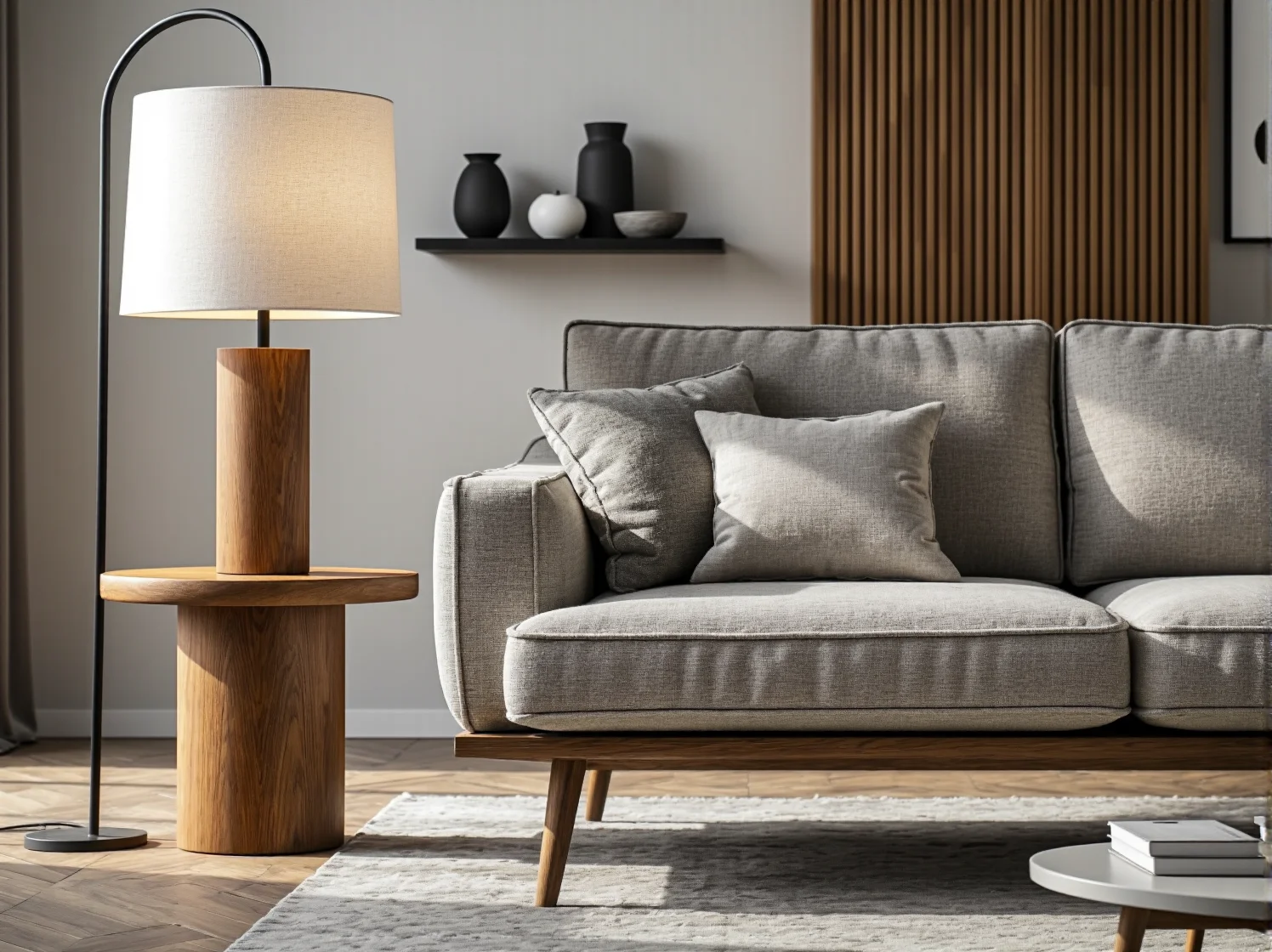 Oświetlenie góra-dół uwydatniające fakturę i kolor cegły na elewacji