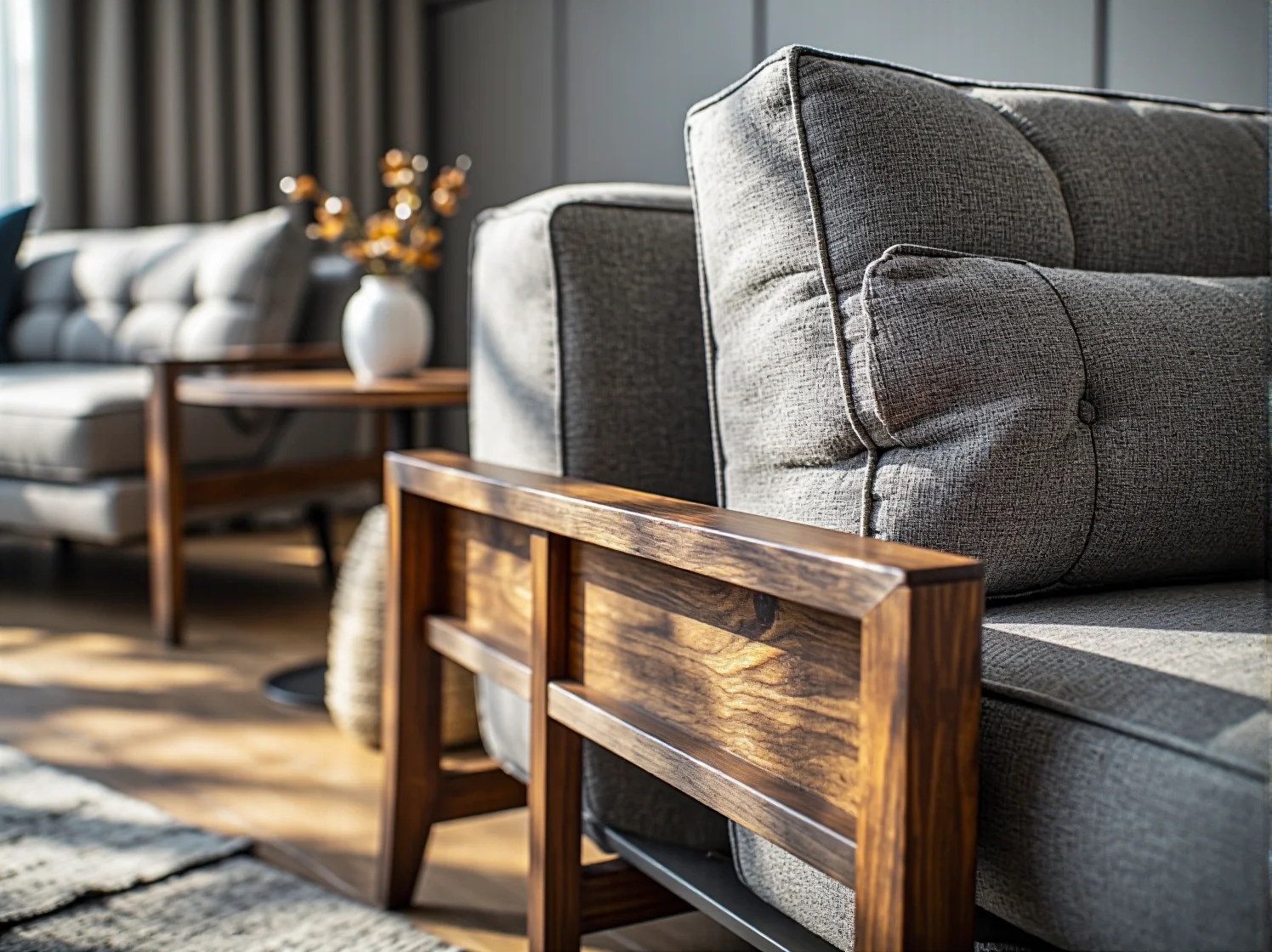 Lustrzana komoda glamour z szufladami do przechowywania ubrań.