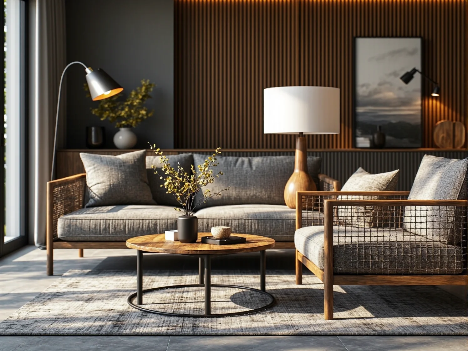 Subtelne oświetlenie solarne podkreślające nowoczesny design strefy basenowej