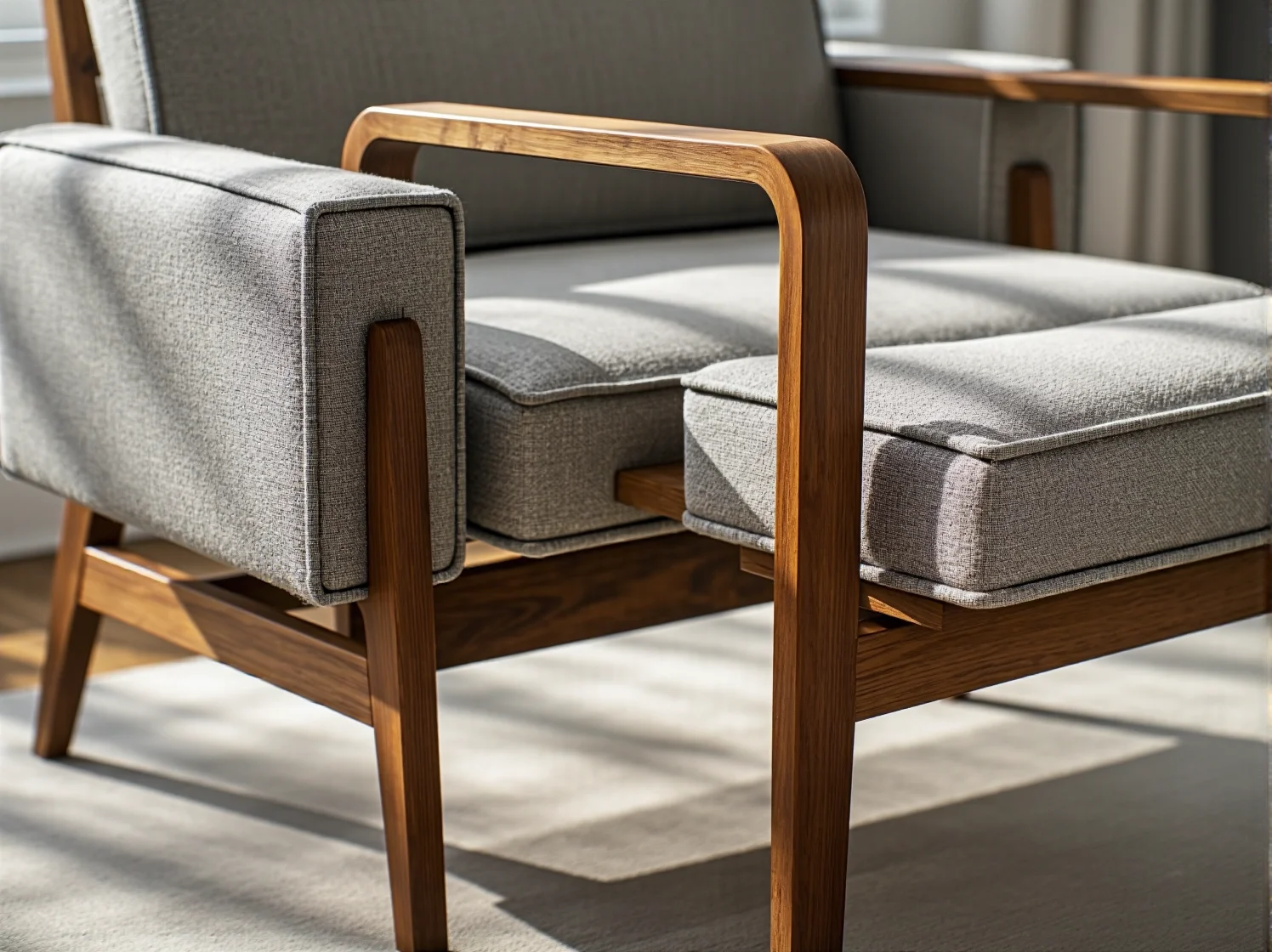 Zestaw mebli na taras z wygodnymi poduszkami i dodatkowymi akcesoriami, takimi jak koc i stylowe oświetlenie.