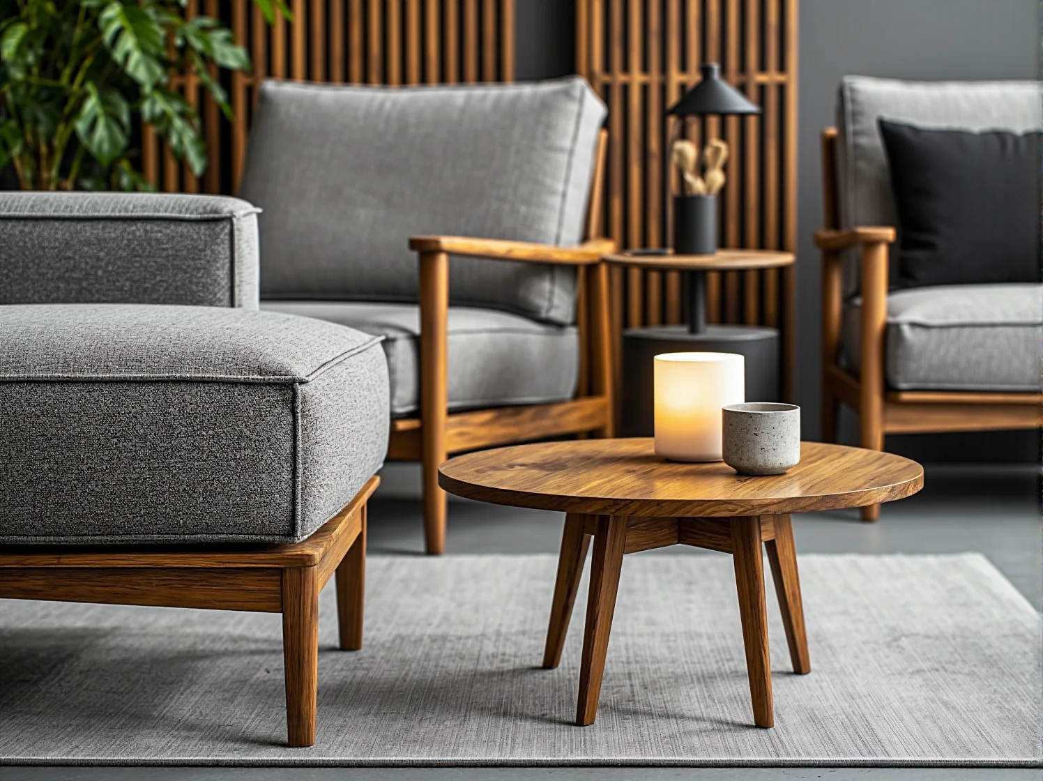 Stylowe oświetlenie zewnętrzne LED podkreślające ścieżki i roślinność w nowoczesnej aranżacji ogrodu.