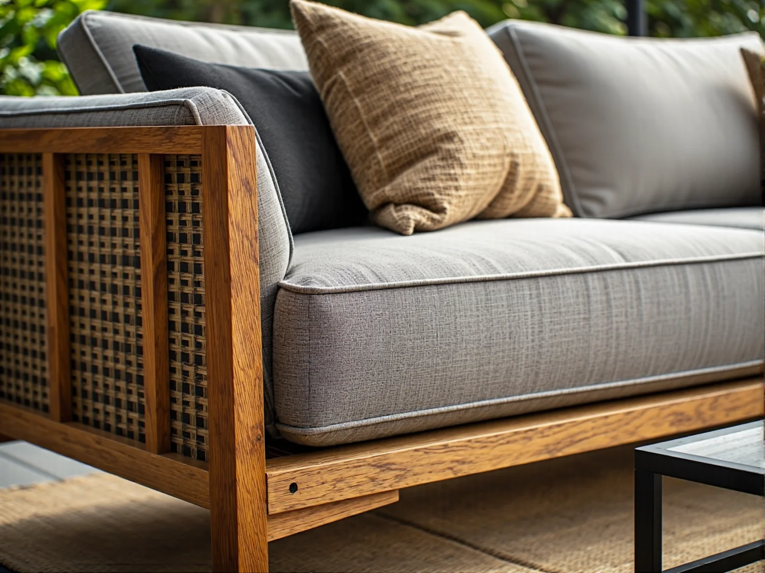 Reflektory solarne podświetlające zieleń w ekologicznym ogrodzie