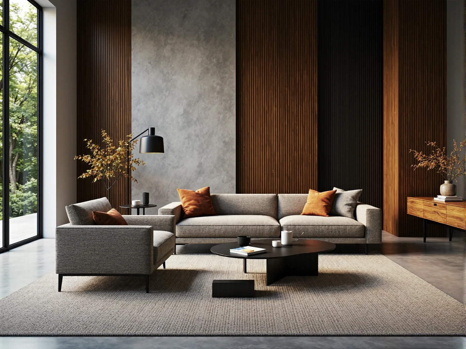 Narożnik wypoczynkowy szary tapicerowany na metalowych nóżkach