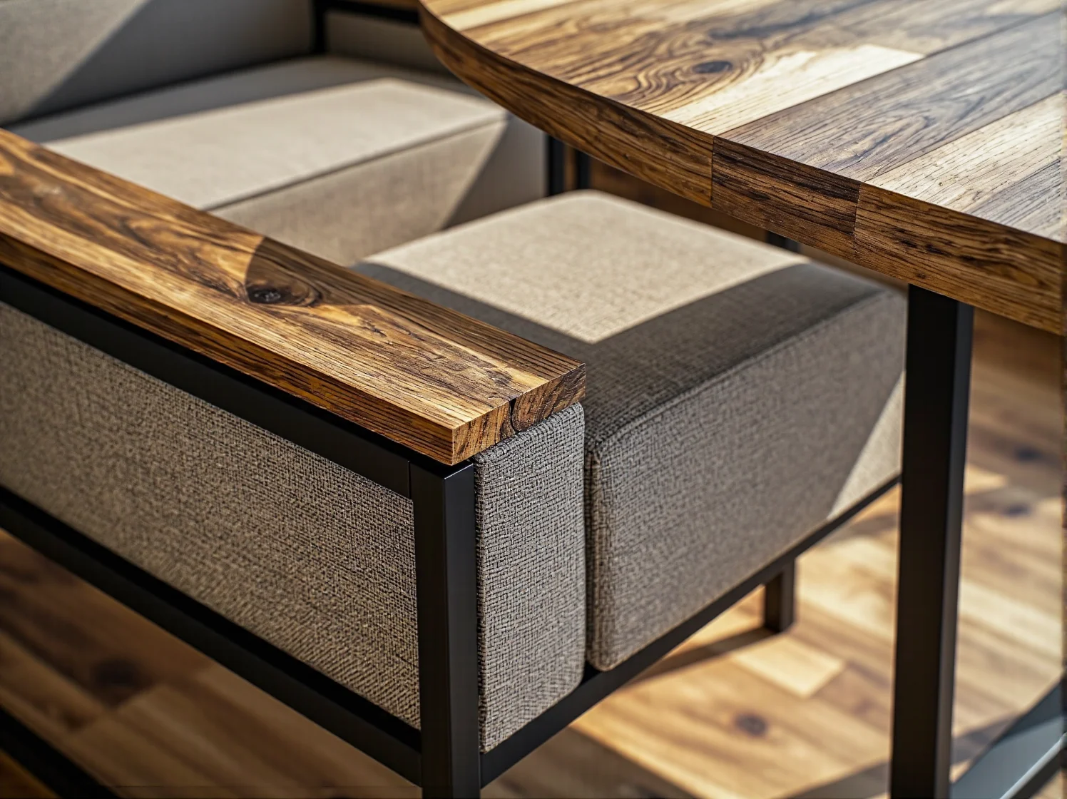 Szerokie biurko gamingowe z uchwytem na słuchawki i organizacją kabli