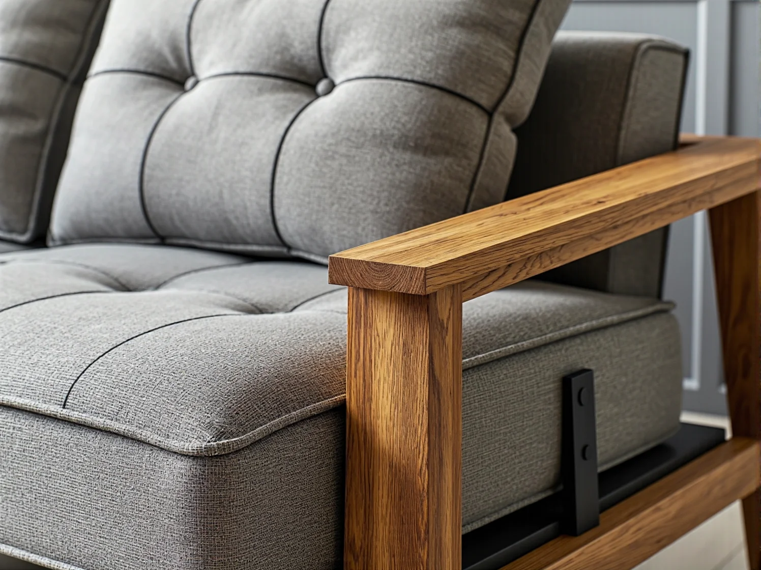 Wygodna ławka ogrodowa z oparciem wykonana z trwałego drewna