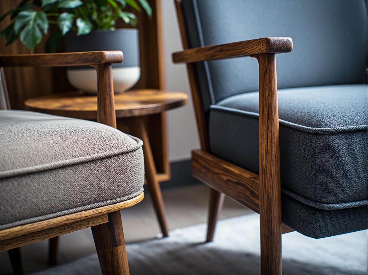 Aranżacja sypialni w stylu scandi z wysoką, wąską komodą, która oszczędza miejsce i dodaje stylu.